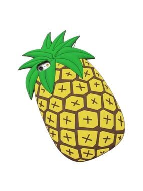 NWT pineapple 🍍‎ silicone iPhone 7 iPhone X case design
